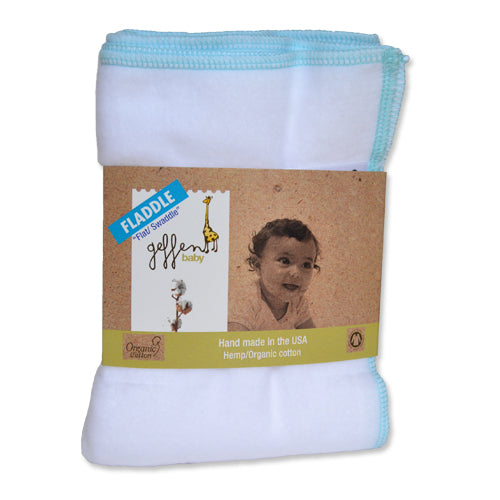 Fladdle Organic Cotton Swaddle Blanket | Hemp Baby Swaddle