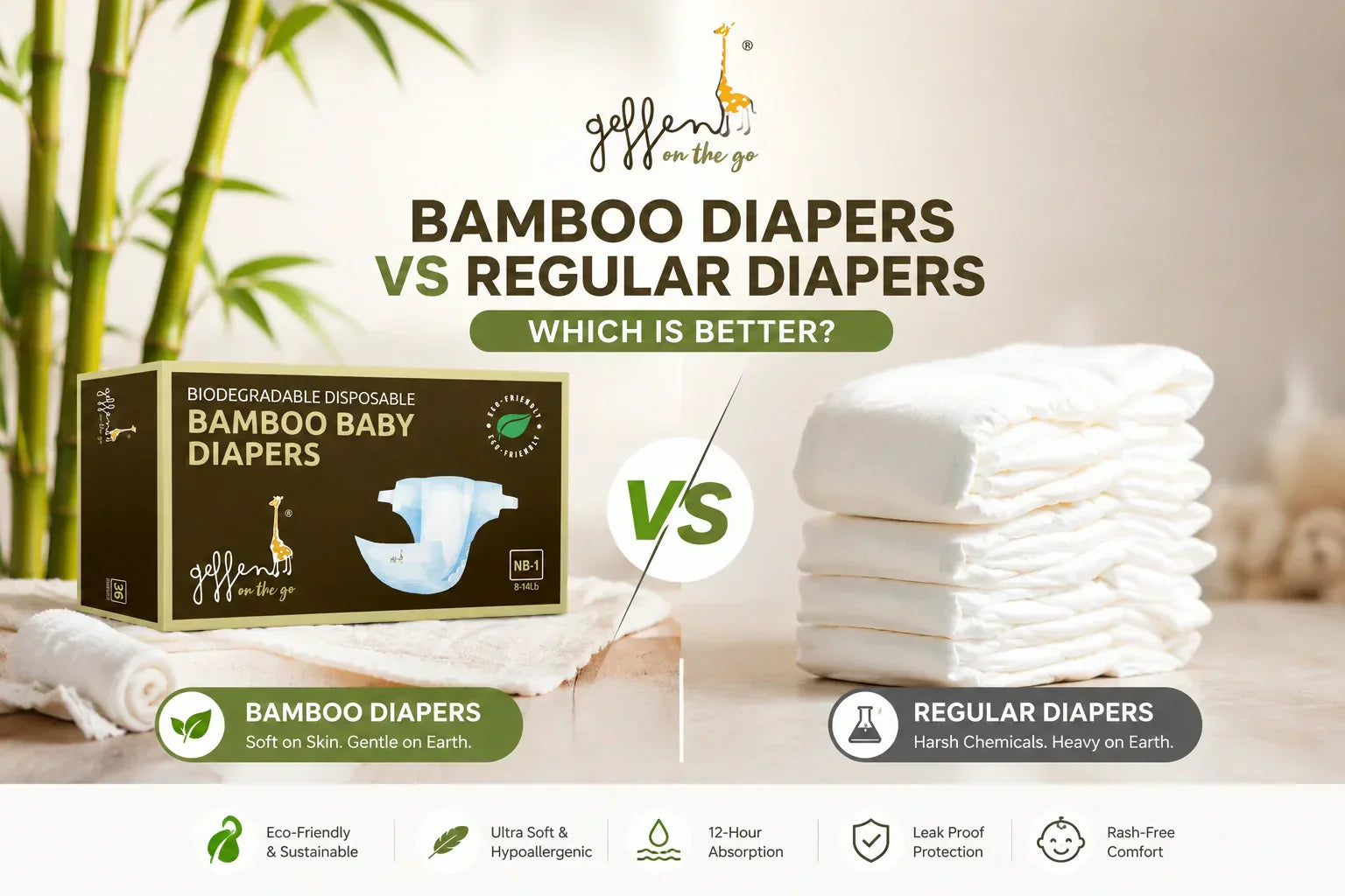 Bamboo Diapers vs Regular Diapers- Which Is Better for Your Baby