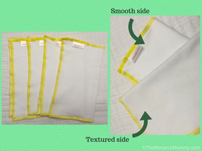 Reusable Baby Wipes | Hemp/Organic Cotton French Terry