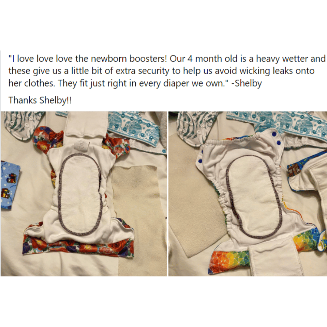 Super Absorbers Newborn Reusable Diaper Inserts