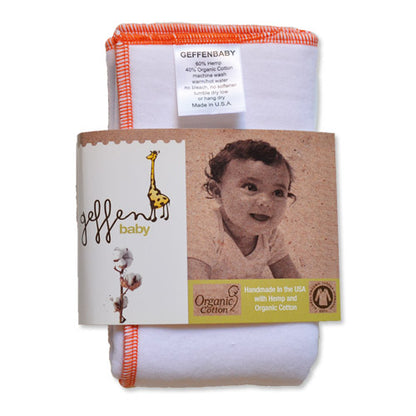 Cloth Diaper Prefolds | Fleece Hemp / Organic Cotton