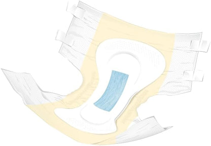 Presto Supreme Unisex Briefs with Tabs, X-Large, 59"-64" Waist, Yellow, 60 Count (4 Bags of 15)