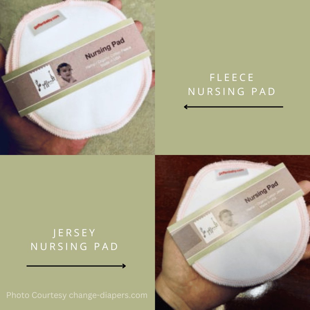 Reusable Fabric Nursing Pads for Breastfeeding | Soft Jersey Fabric